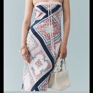 For Love & Lemons Daisy Mae Strapless Midi Dress